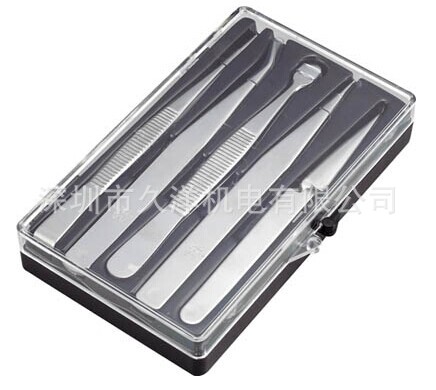 日本TRUSCOトラスコ中山TSP-91镊子5件套装