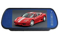 7-inch Rearview mirror vehicle monitor vehicle high definition Rear View monitor currency AV Two inputs