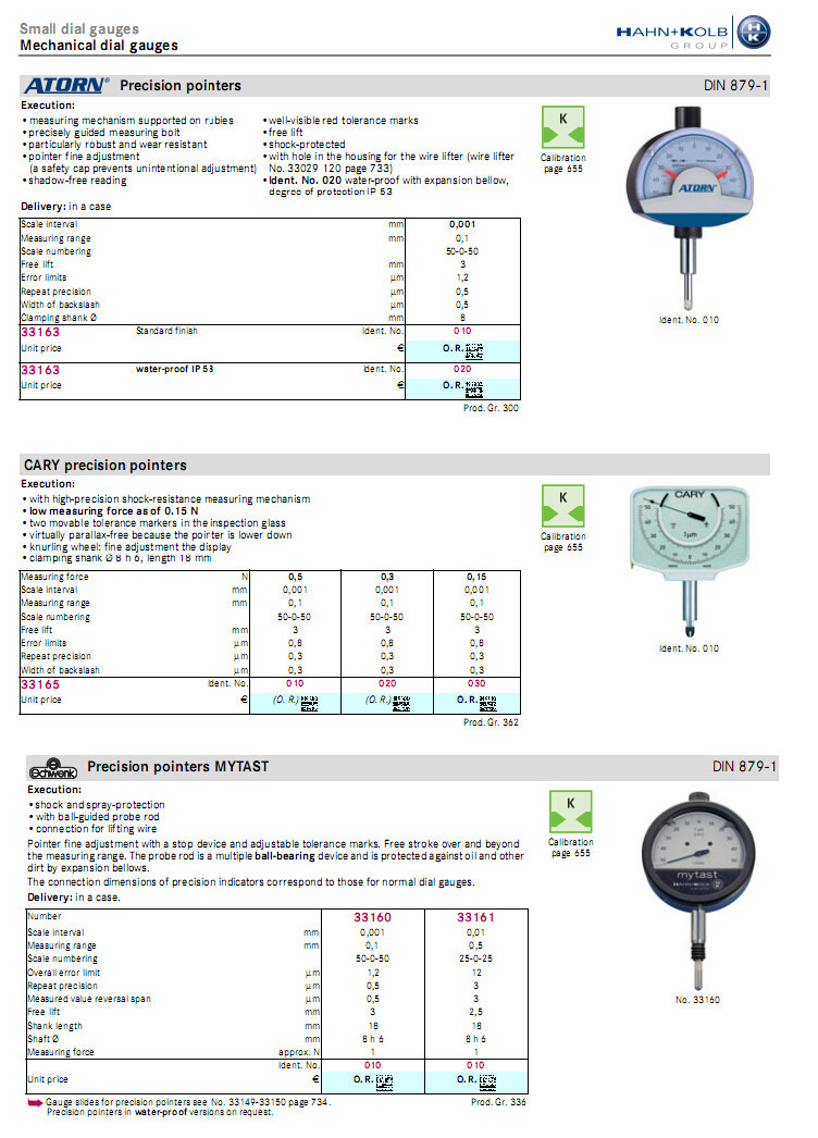 哈恩库博 精密比较仪 数显百分表