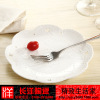 European wedding wedding lace reloving butterfly hollow ceramic snack cake disk