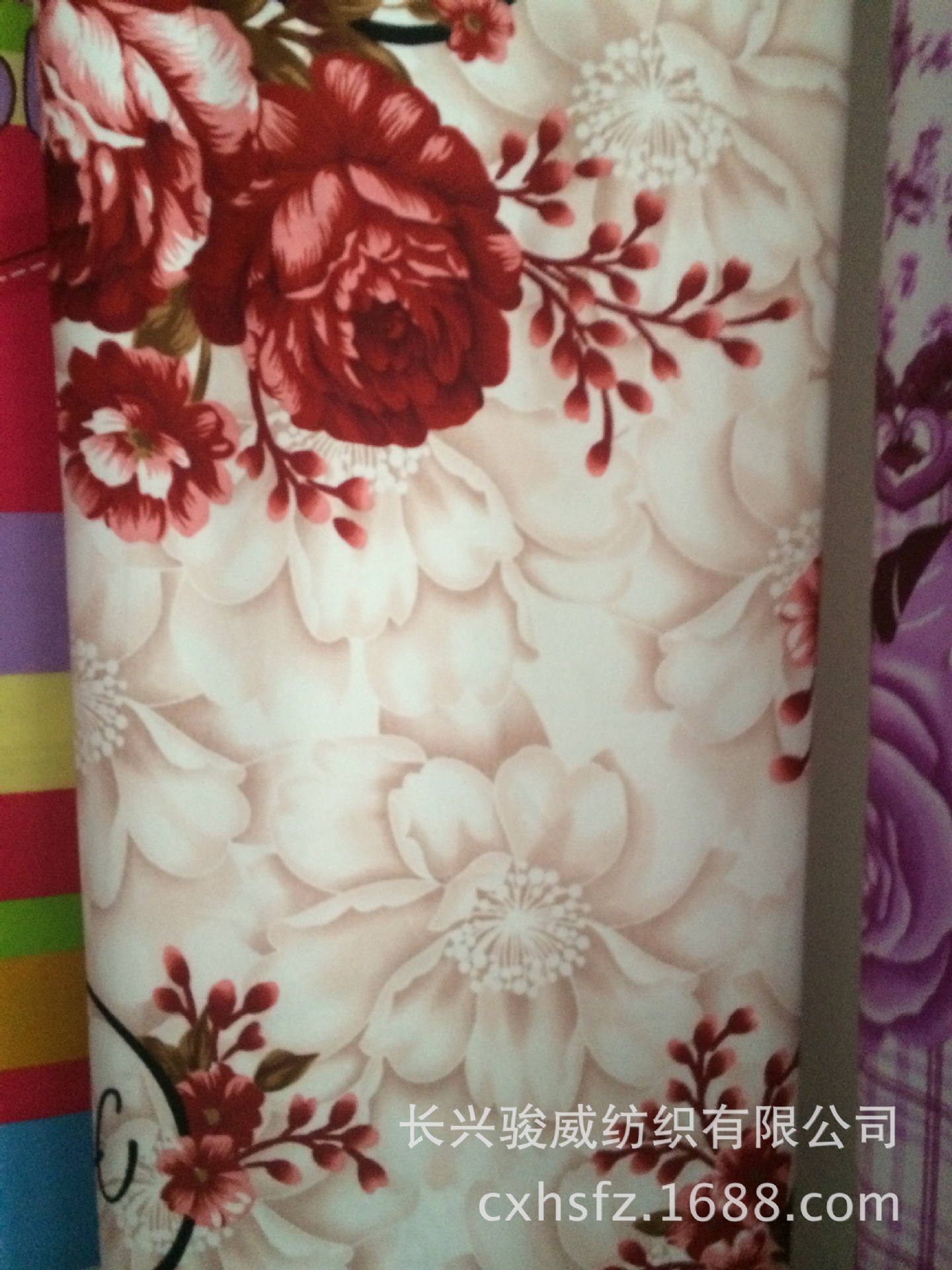 印花布磨毛布 特宽MMB 宽幅MMB 全涤MMB 涤纶MMB 钻石绒 花型好H