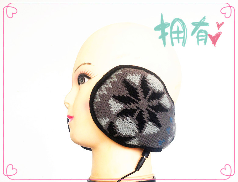 厂家供应保暖音乐耳机耳套／高保真音乐耳机耳罩/针织耳套