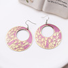 Fashionable painted earrings, retro laptop, wholesale, European style