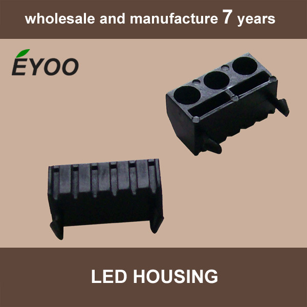 Φ3 3MM F3 三孔灯排座 圆孔 LED灯套 尼龙灯座 LED灯座  隔离柱