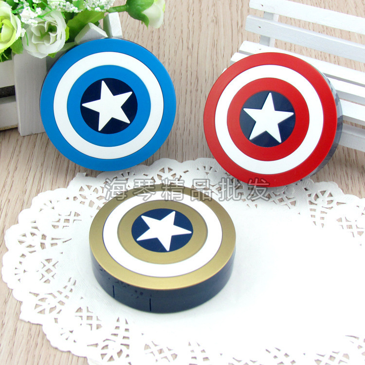 Captain America Shield Contact Lens Case Contact Lens Companion Case Portable Care Kit for Sunglasses Captain America Shield Contact Lens Case Contact Lens Companion Case Portable Care Kit for Sunglasses