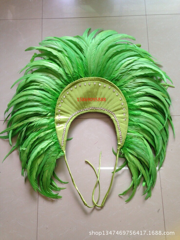 舞臺表演羽毛裝飾