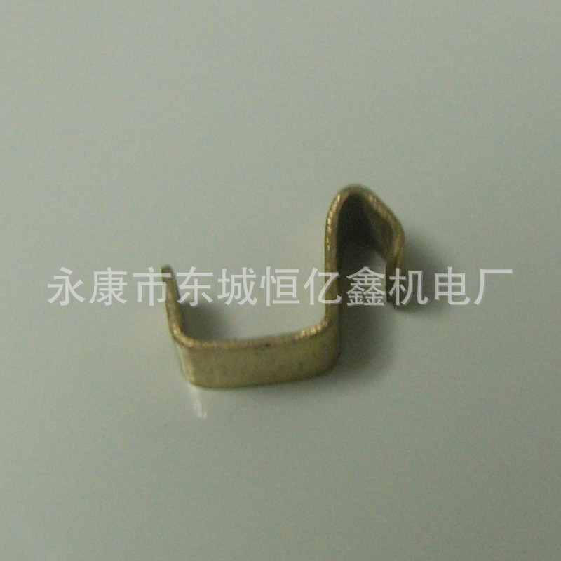 磷铜弹片 锂电池温控片 充电器接插件 磷铜插脚18650锂电池插件