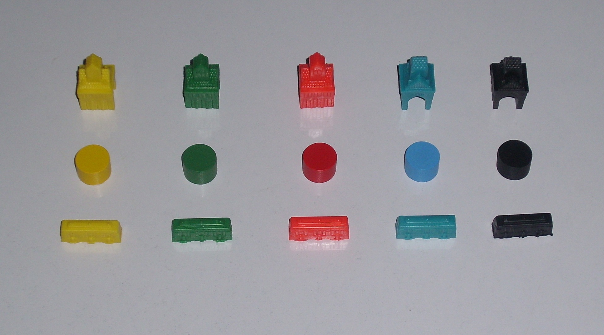 1,桌游车票之旅的配件