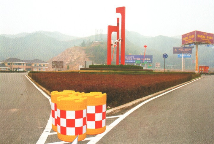 防撞桶厂家 中空灌水式防撞桶 58*60cm 吹塑PE防撞桶 厂家