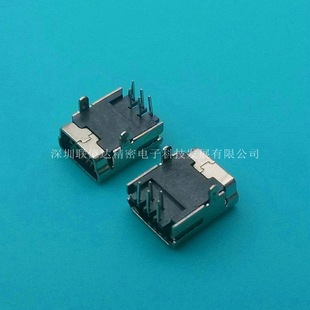 �����~��USB�B���� 5Pusbĸ�� 90�ȃ��_��� ���� ��ʽMINI�ӿ�