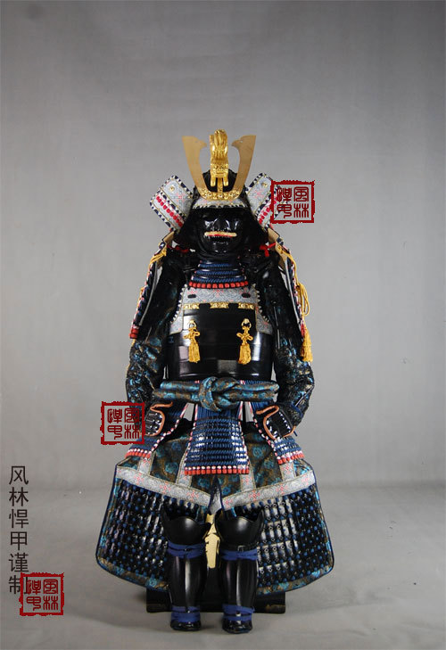 动漫cosplay 日本武士盔甲可穿 武将铠 日本大铠 家居kj D46 阿里巴巴
