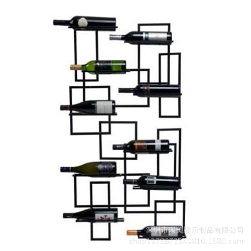 wall-mounted-metal-wine-rack