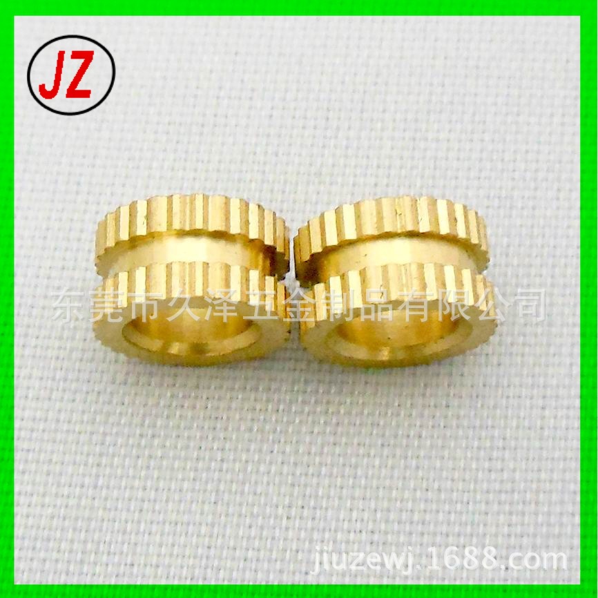 铜螺母 铝铜螺母 短薄铜螺母 装饰铜螺母 直纹滚花螺母