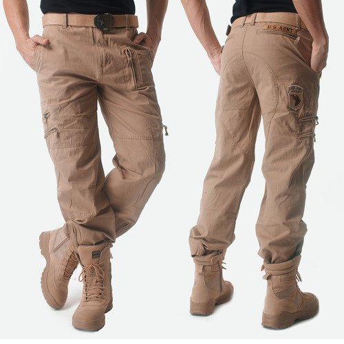Allied Forces Outdoor Leisure Wilderness Survival Military Enthusiast Work Pants Multi-Pocket Pants