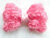 Children's shiffon hair accessory with bow handmade, headband, hairgrip, wholesale, 8cm, 12 colors