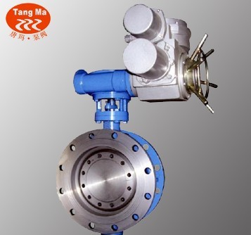 供应D943H电动硬密封法兰蝶阀,电动法兰蝶阀,铸钢电动蝶阀