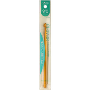 CLOVER#42809 Ordinary handleless crochet hook No. 9/0