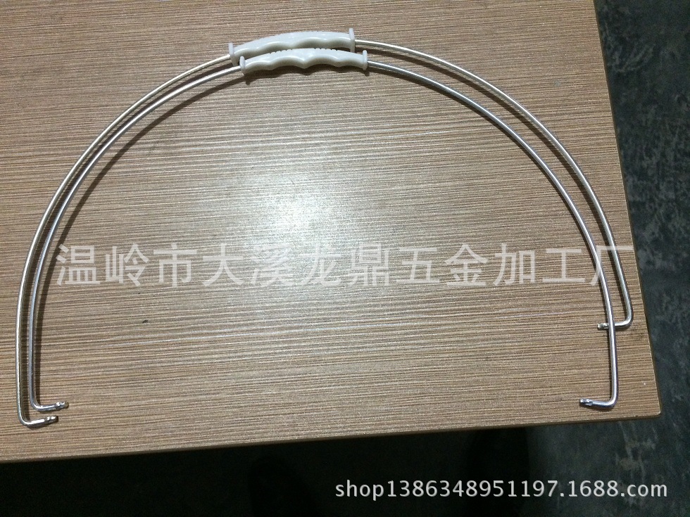 3.0*32开口PE白色桶把，水桶提手、塑料桶桶钩