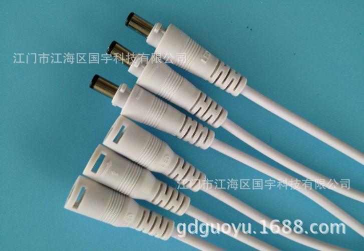 供应带扣DC公母插头、LED面板灯DC插头线（图）灯带DC电源插头