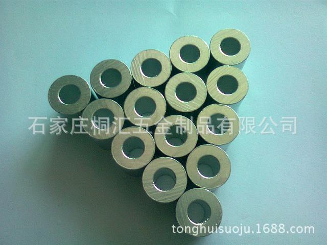 厂家批发钢丝绳铝套  出口质量 户外铝套 圆孔铝套