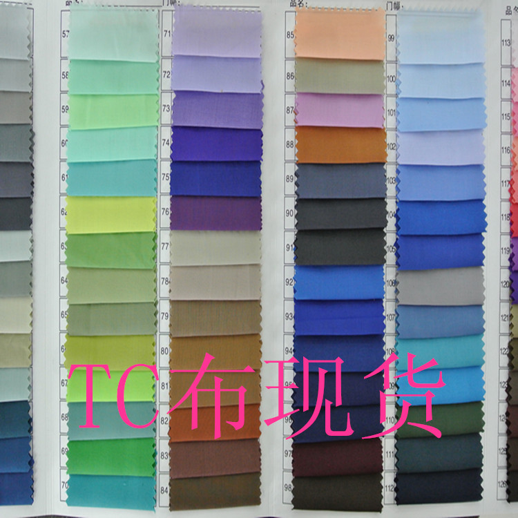 厂家供应布样 色卡    TC80/20   45*45  110*76