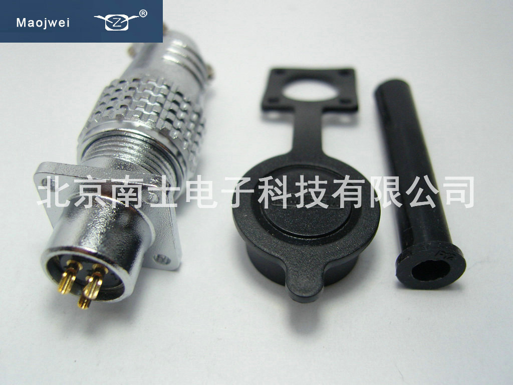 MAOJWEI 重强 P12 3芯 航空插头插座 开孔12mm 防护等级IP55 正装