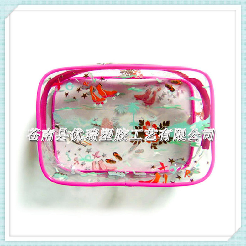 专业供应精美PVC包装袋 PVC化妆袋定做 透明PVC礼品袋