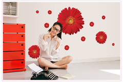 廠家牆貼批發AY6015時尚自粘裝飾貼紙可移除牆貼 創意時尚自粘貼