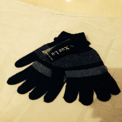 2020 new pattern Autumn and winter Men's glove Magic glove Double color Fingers glove Manufactor goods in stock Cross border Source of goods