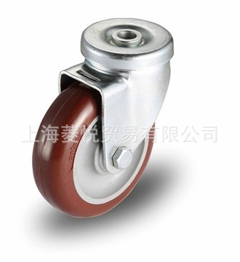 厂家直销孔顶聚氨酯脚轮 不锈钢脚轮 科顺脚轮 科顺2系列脚轮