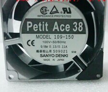 正品日本三洋风扇8CM 100V 9/8W 8038 铝框 109-150风扇 交流风扇