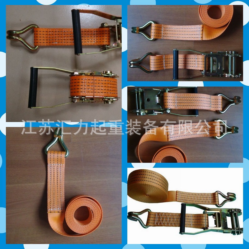 收紧捆绑器2寸10m 货车拉紧器5t8m 捆绑带