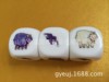 Dice, 30mm hot -printed dice, transconduction, printing dice, color printing dice