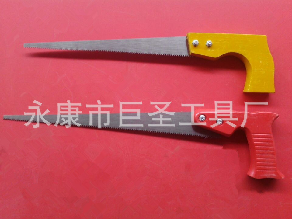 厂家直供木柄塑柄鸡尾锯 小手锯园林木工锯园林五金工具