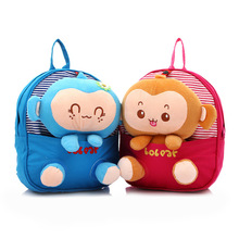 新款双肩幼儿园宝宝小书包可爱韩国卡通包包男女儿童帆布背包批发