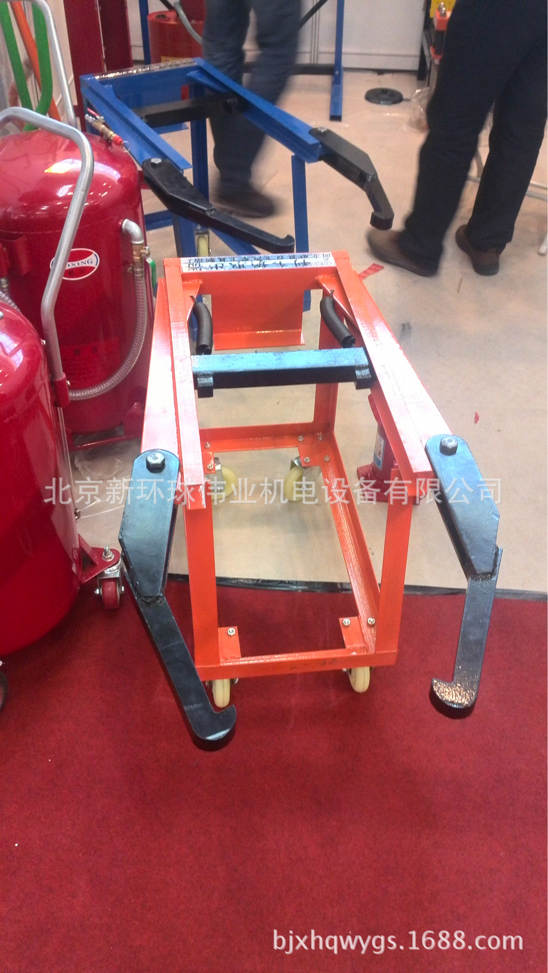 手动液压千斤顶式两爪刹车锅拉拔器 客货车制动鼓拔出器