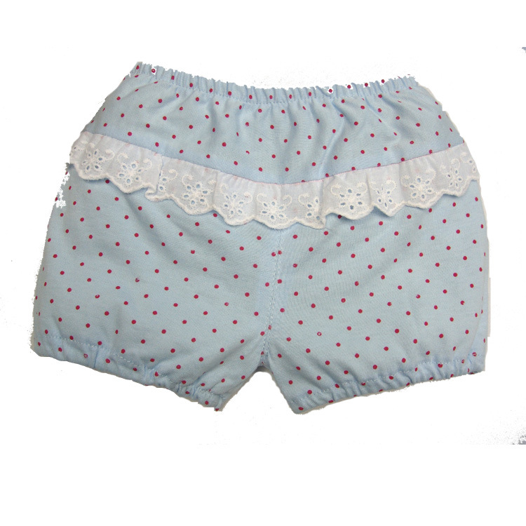 花邊短褲 淺藍