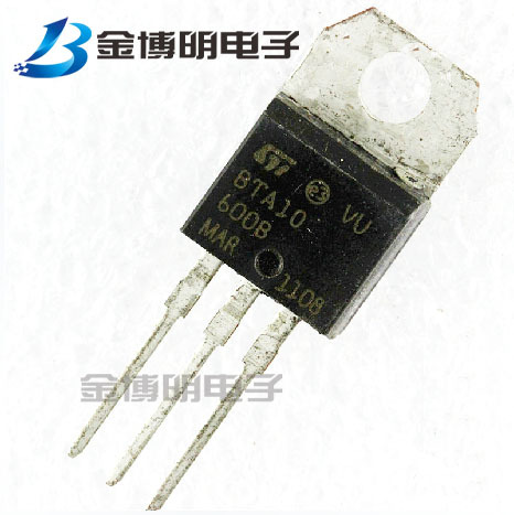 BTA16-600B ST 直插 TO-220双向可控硅 16A600 全新现货