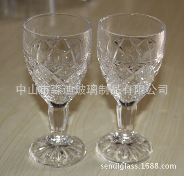 Manufactor Direct selling Xi Miya style Tall crystal Glass Wine Glass 6pcs suit