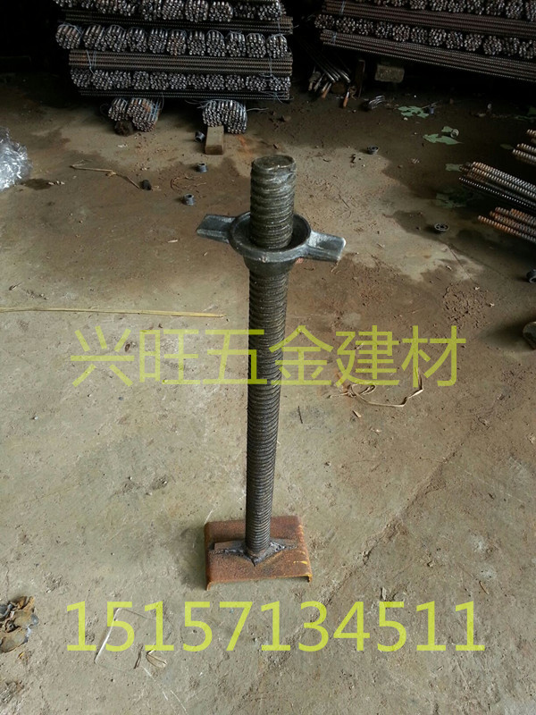 Manufactor Direct selling Backwater Screw Steel support Jacking construction Base bracket On the care Lease support