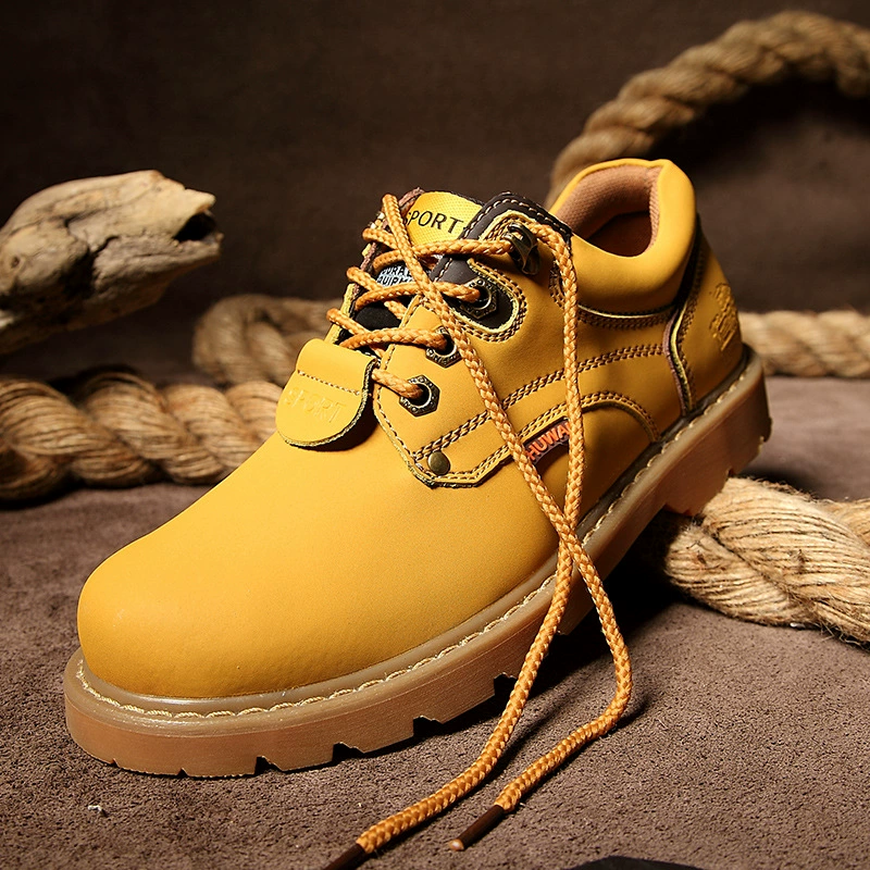 Мужская обувь Тенденция Большая голова обувь мужские наружные нескользкие повседневные кожаные туфли с шнуровкой нижних банд ретро осанки обувь мужские