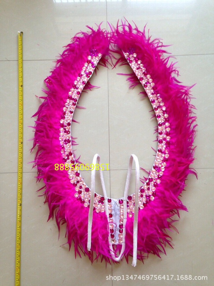 演出服裝羽毛裝飾