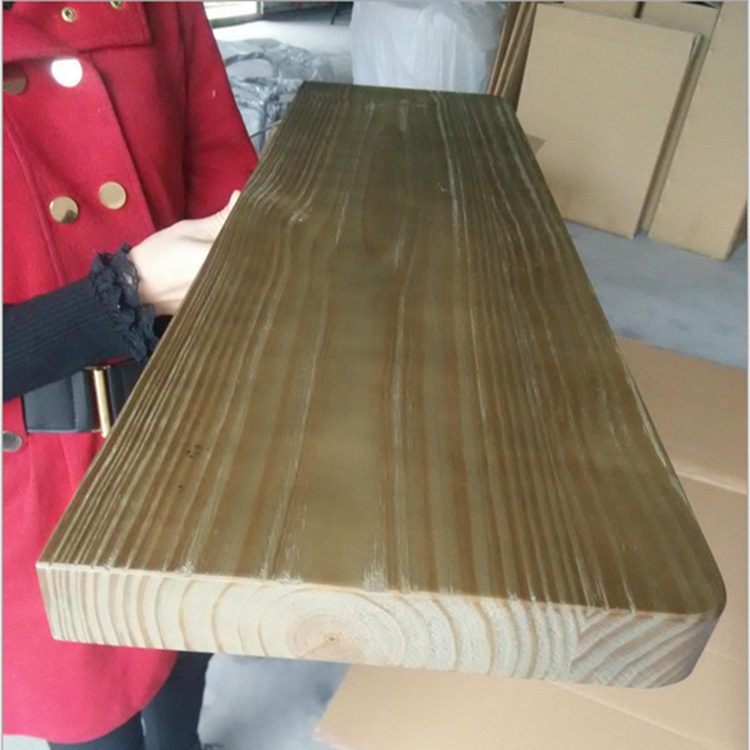 实木墙上置物架一字隔板置物架墙面DIY墙壁架书架定制隔板定做|ms