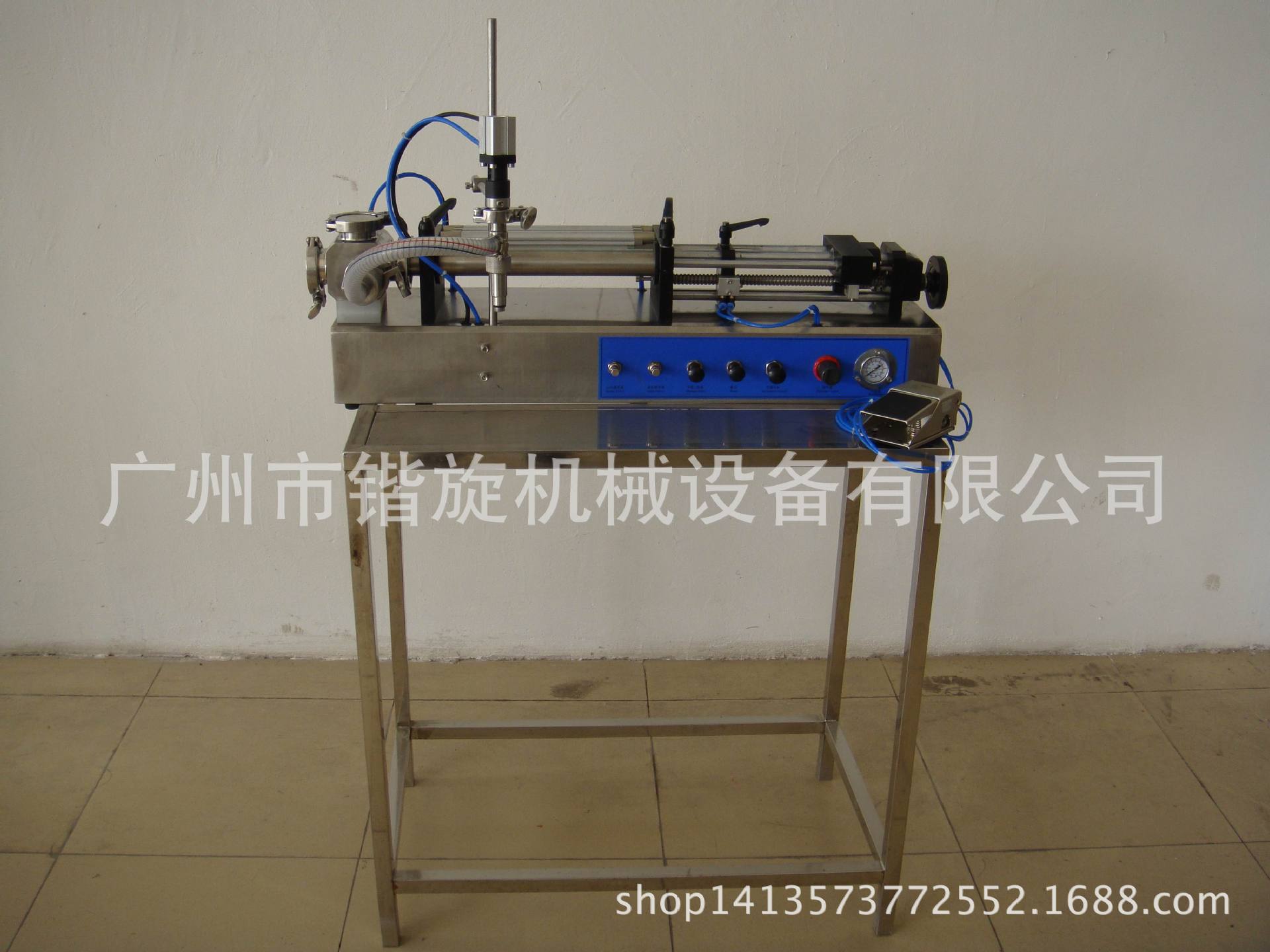 广州灌装机厂家卧式120ml自吸液体加斗膏体两用灌装机