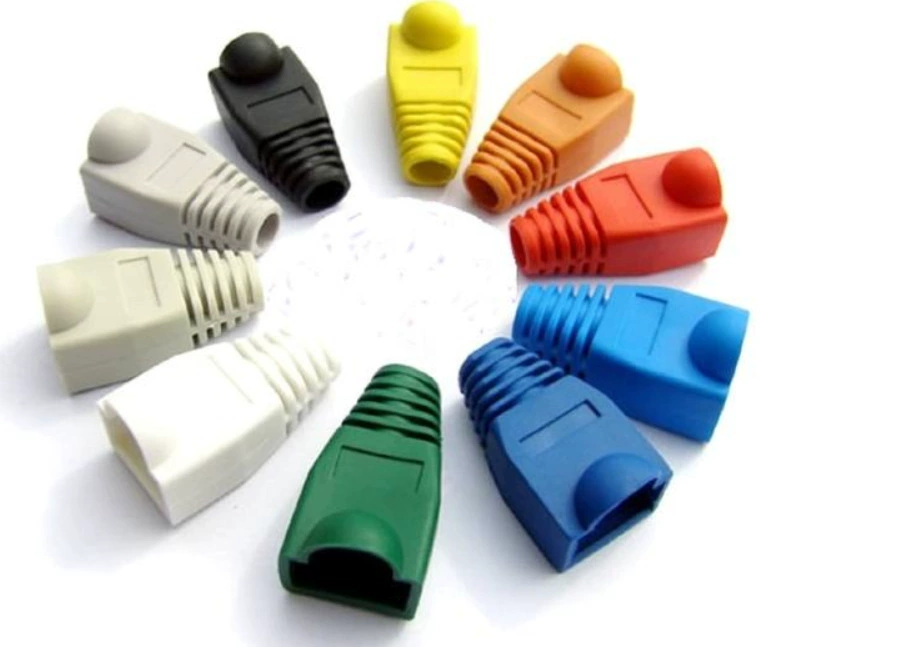 RJ45 сетевой кристаллический щит 8P8C, кристаллическая пластиковая комплектация, цветной кристаллический щит, супер пять классов кристаллического щита
