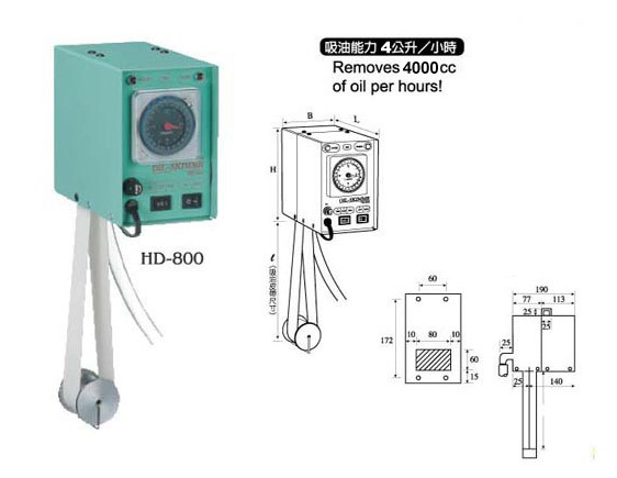 批发供应台湾豪煜产油水分离器 油水分离机HD-820