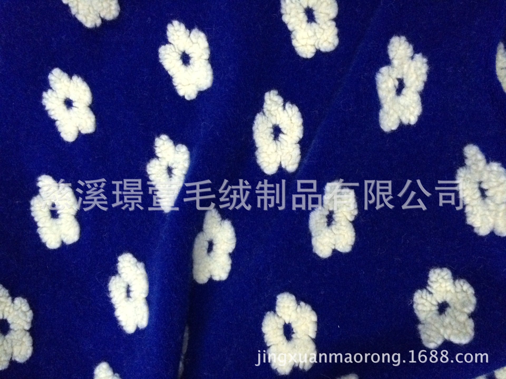 厂家直供布料 提花羊毛呢 时尚向日葵 秋冬服装胚布 毛绒面料