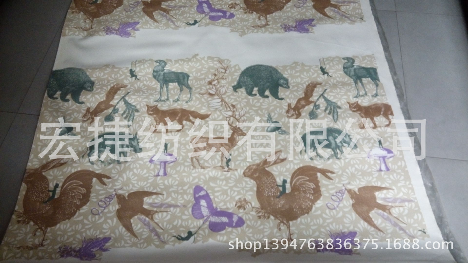 Special Offer 12 Printed canvas Letters printed Animal print Cotton canvas Printed in English