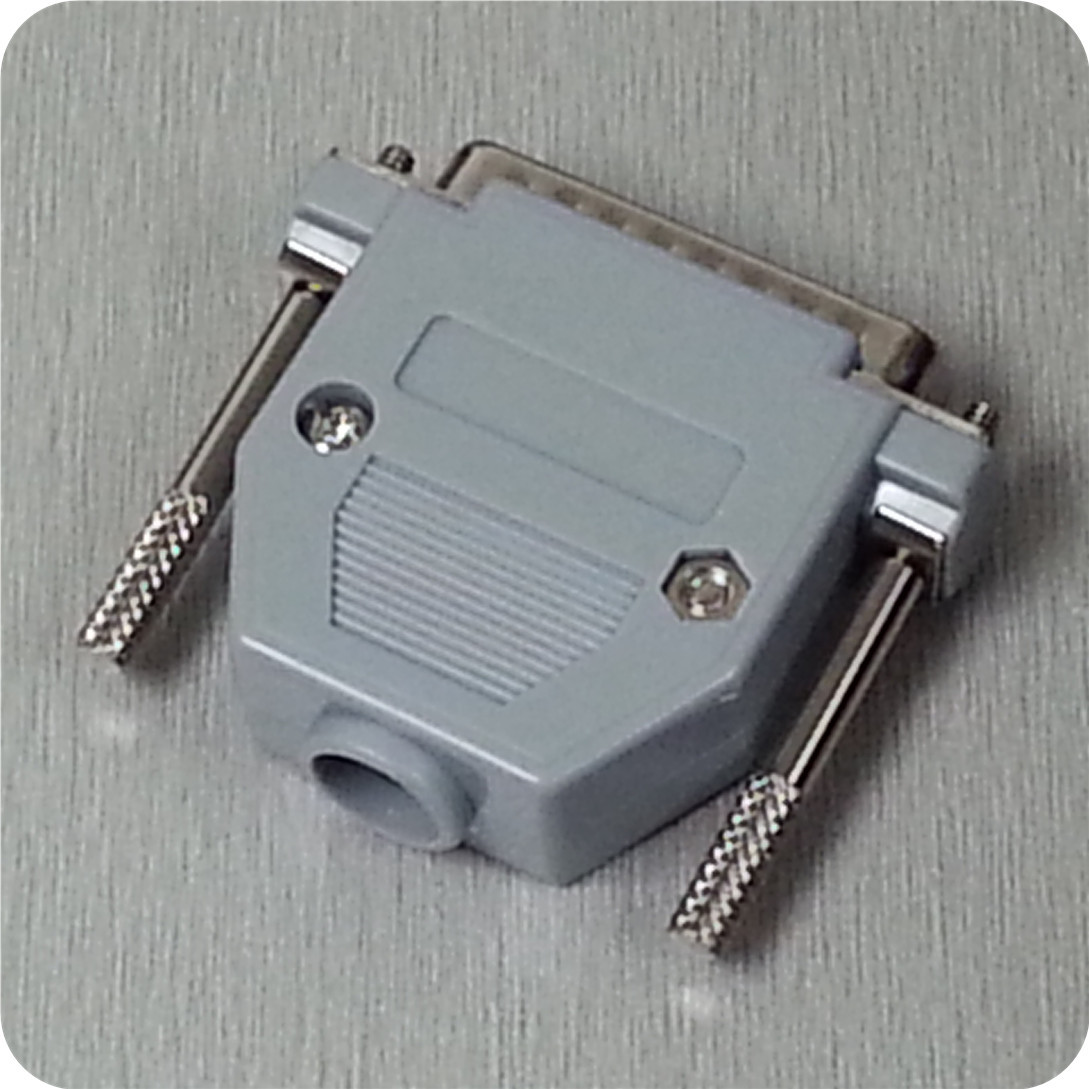 供应配长螺丝db25外壳d-sub25p并口公母头 5W5 17W2 13W3装配塑壳