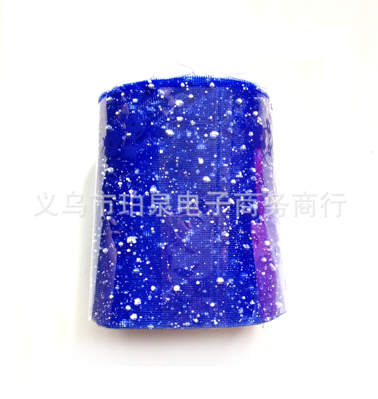 供應批發 包花材料15cm雪點紗 白點網紗 卡通花束包裝材料